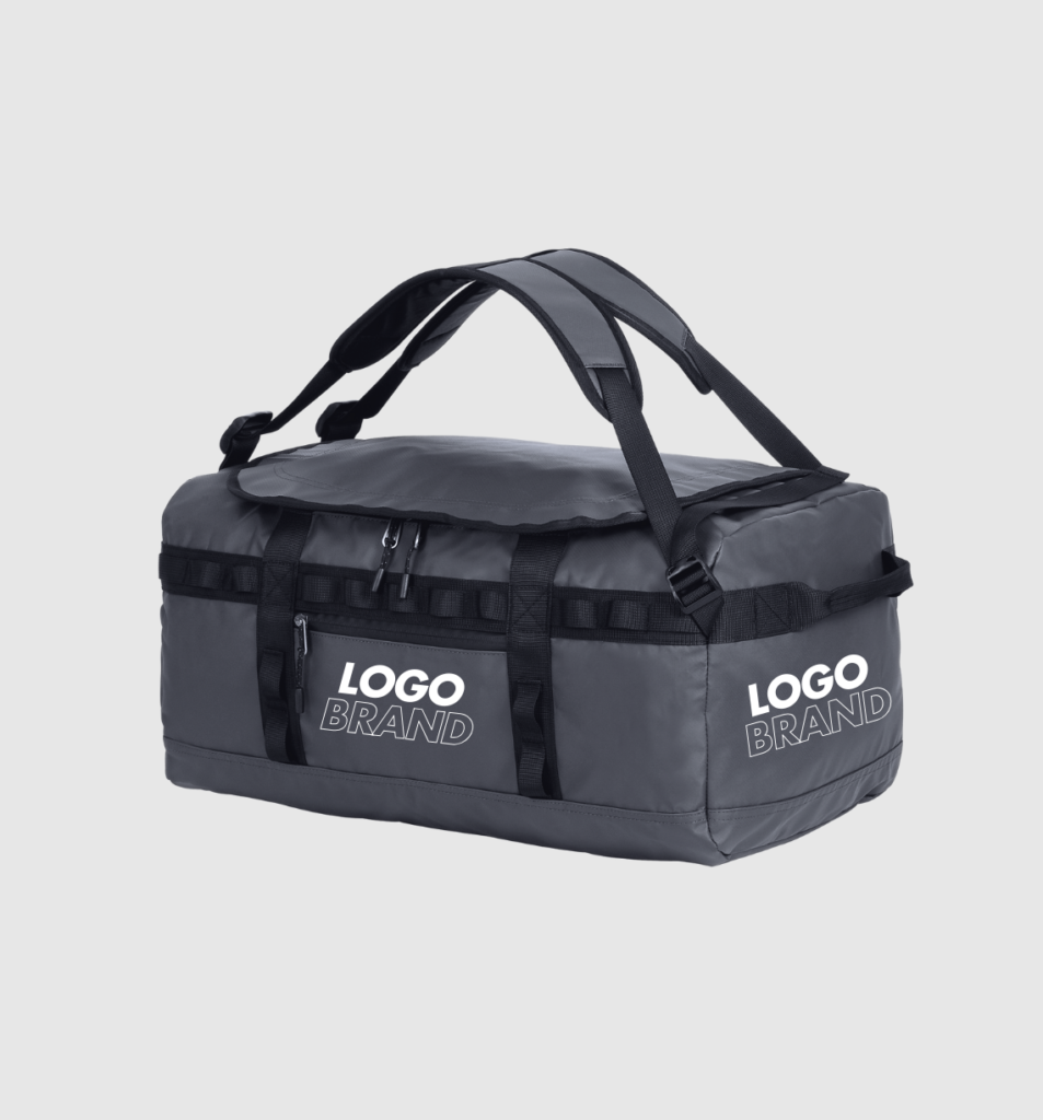 High-quality custom duffle bag made with durable fabric