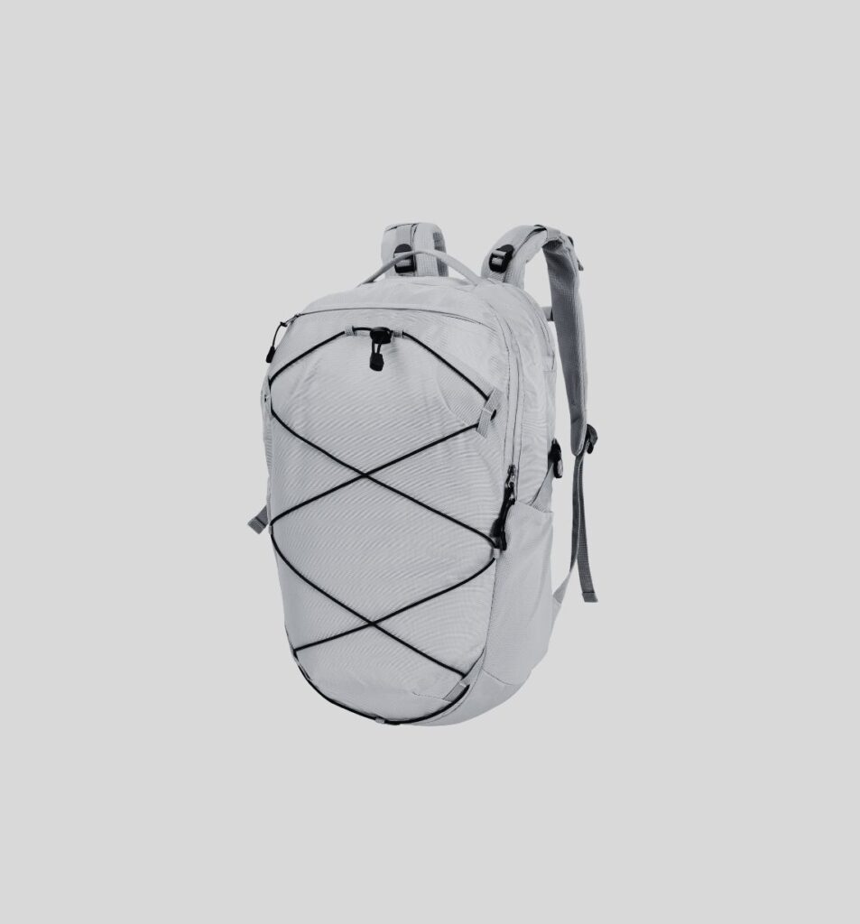 White Sport Backpack for short trekker